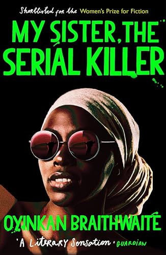 Black cover with the face of a black woman in round sunglasses and a scarf on her head