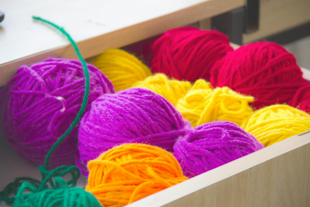 colorful yarn