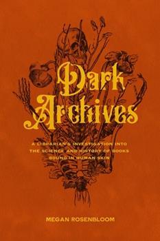 Burn orange cover with black ink illustrations of skulls and flowers